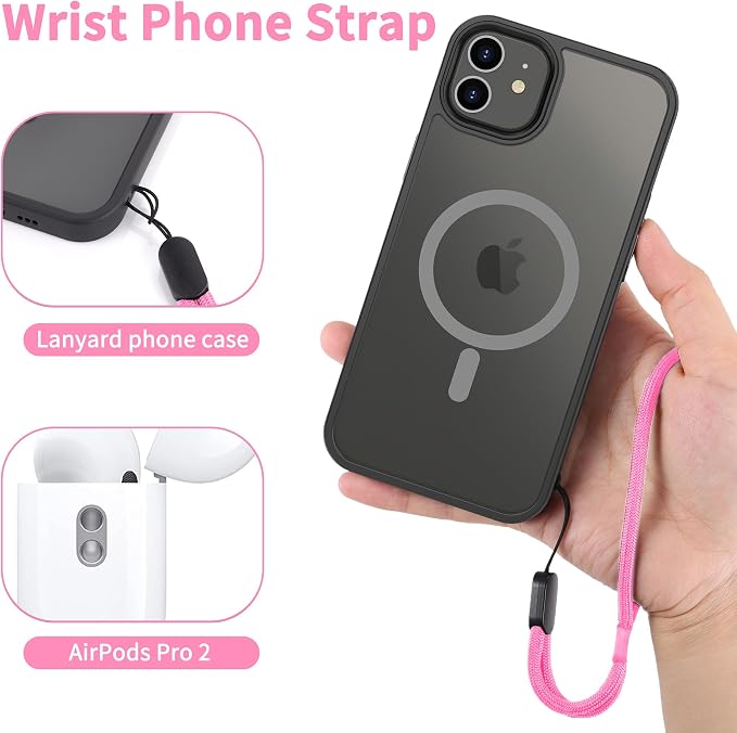 CACOE Phone Lanyard 2 Pcs-1 Pcs Adjustable Neck Strap, 2 Pads, Universal - Image 7