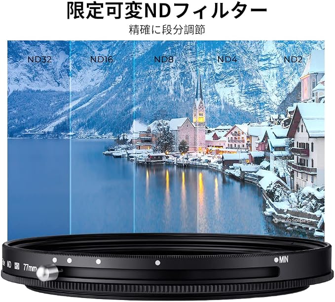 K&F CONCEPT 43mm Variable Fader ND2-ND32 ND Filter and CPL Circular Polarizing - Image 4