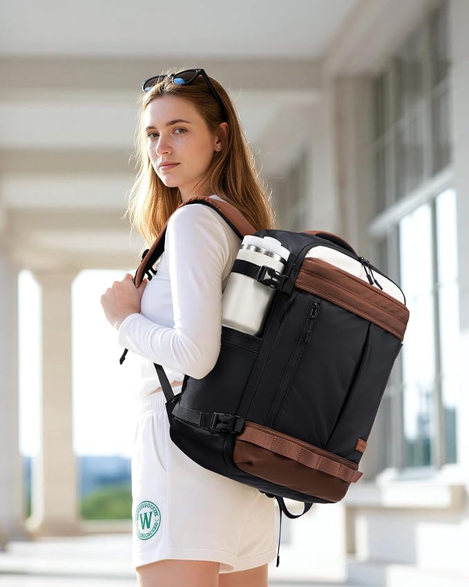 LOVEVOOK 50L Travel Backpack for Women Men, Airline Approved Carry On Luggage - Image 2
