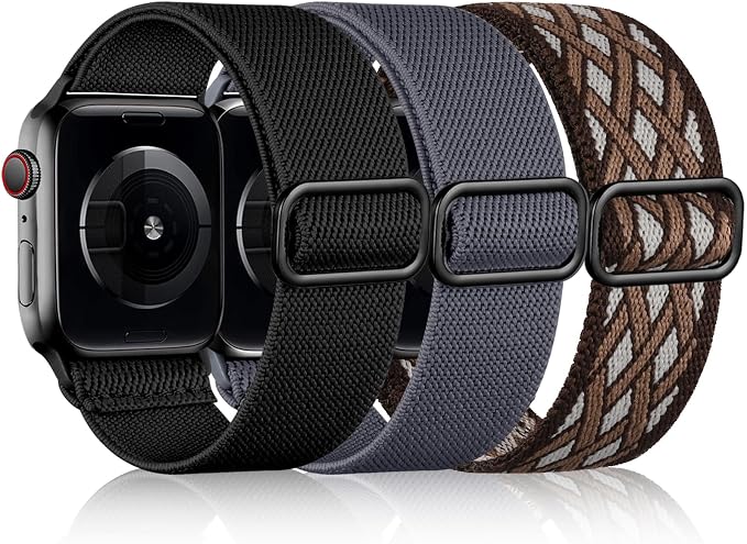 DaQin 3 Pack Braided Stretchy Solo Loop Compatible by DaQin