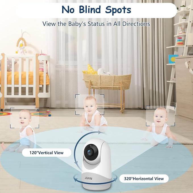 JUAN Baby Monitor with Camera and Audio, No WiFi 100% Private, 3500mAh Long - Image 6