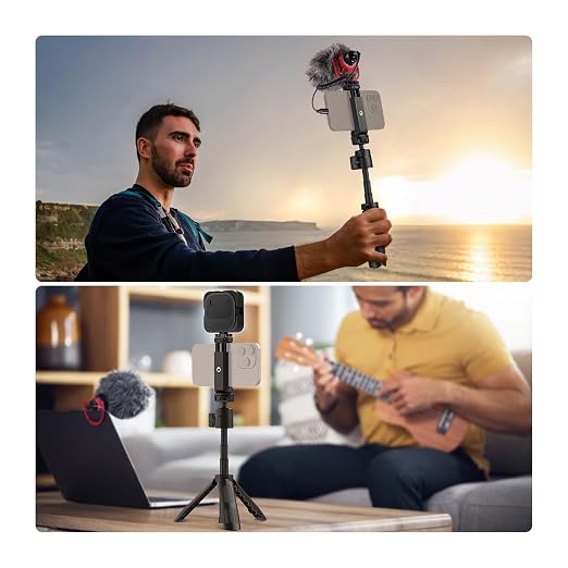 NEEWER Basics Mini Desk Selfie Stick Tripod Compatible - Image 7