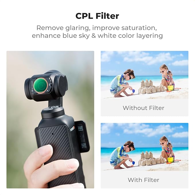K&F CONCEPT FSD01 Magnetic Wide Angle Lens & Effect & ND & CPL Filter Set - Image 3