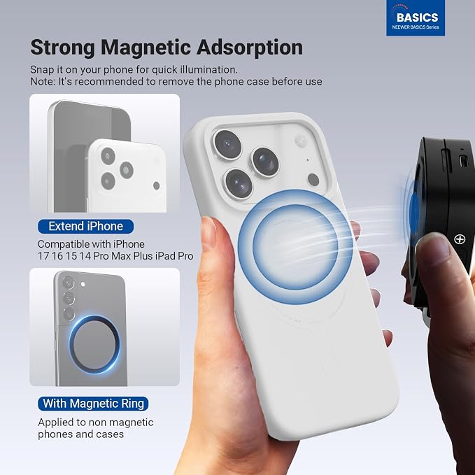 NEEWER Basics Magnetic Selfie Light Compatible - Image 2