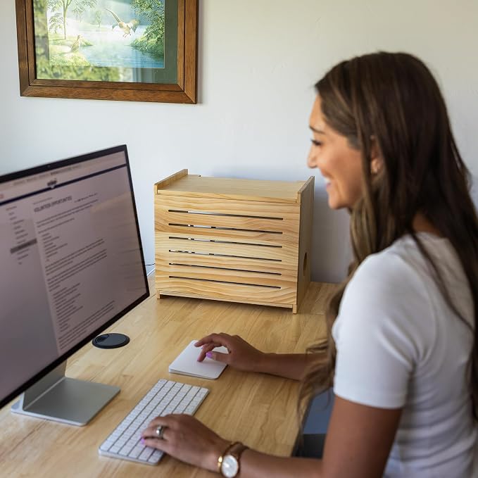 Wooden WiFi Router Storage Box - Image 8
