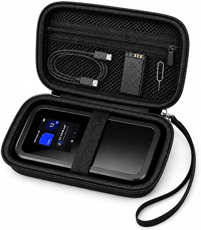 Travel Router Case for NETGEAR Nighthawk 5G Mobile Hotspot M7, Portable WiFi 7 by ALLPRIMO