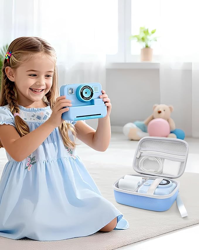 Kids Instant Print Camera Case, Shockproof Storage Bag Compatible - Image 7