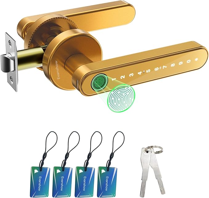 Fingerprint Door Lock Biometric Door Knob by Unknown