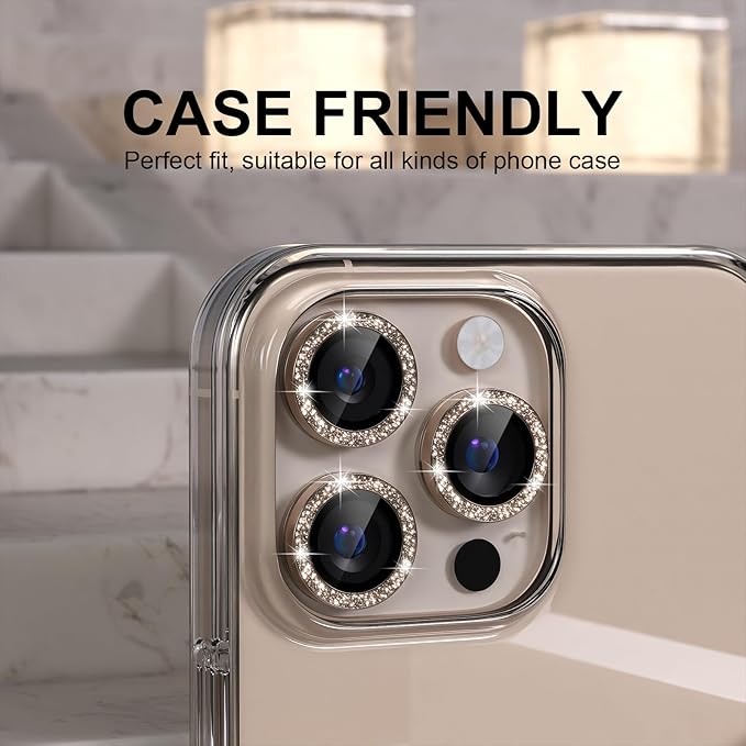 Choiche Compatible for iPhone 16 Pro/iPhone 16 Pro Max Camera Lens Protector - Image 4