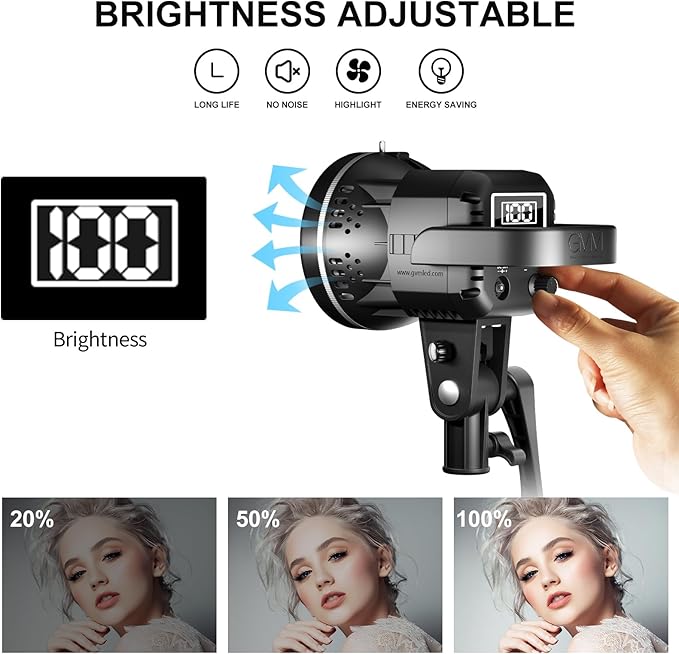GVM 80W Video Light, Studio Lights - Image 3