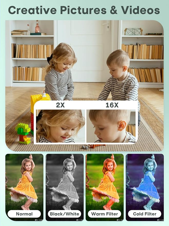 Digital Kids Camera 1080P Vlog Camera - Image 4