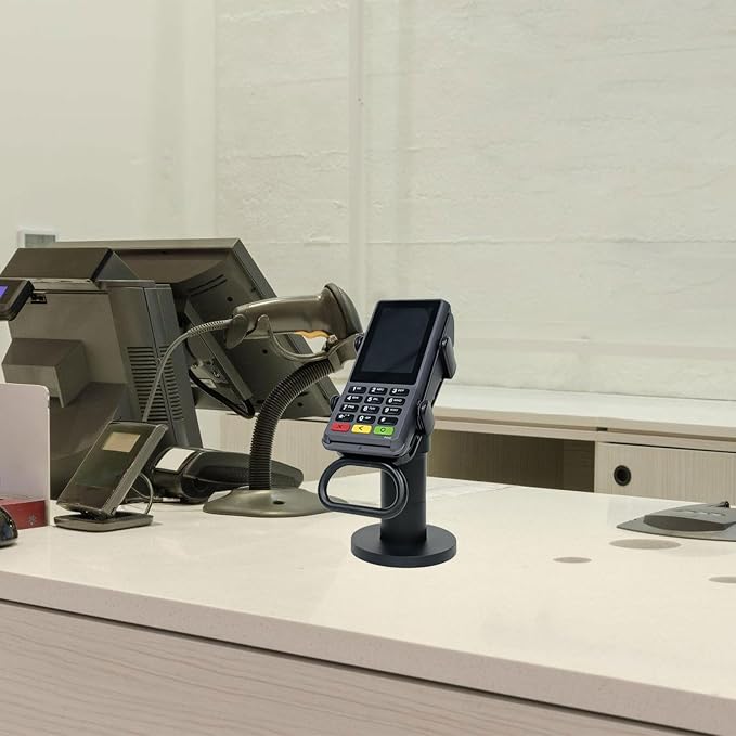 Pos Terminal Stand Adjustable Width 180° Rotation Abs Countertop Mount - Image 3