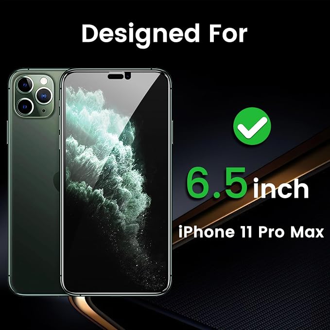 Romkasi 3 Pack Privacy Screen Protector - Image 3