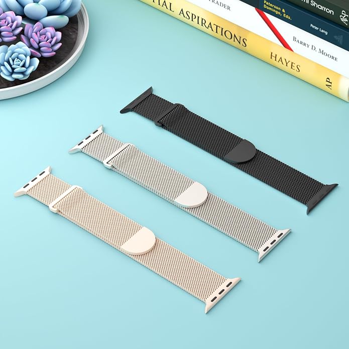 3 Pack Mesh Metal Band Compatible - Image 2