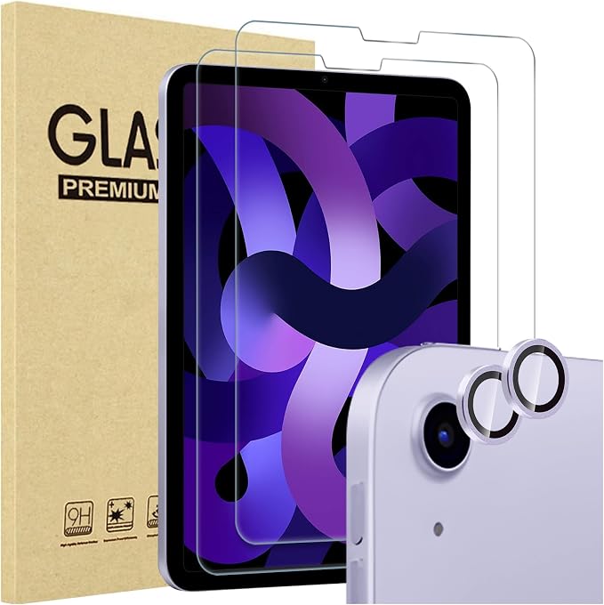 ProCase Screen Protector for iPad Air 5th /4th Generation 10.9" + Camera Lens by ProCase