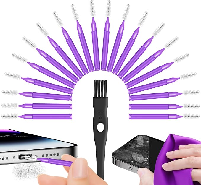 Cleaning Kit for Cell Phone and Headphone Charging Port, USB C, Cleaner Tool by midukit