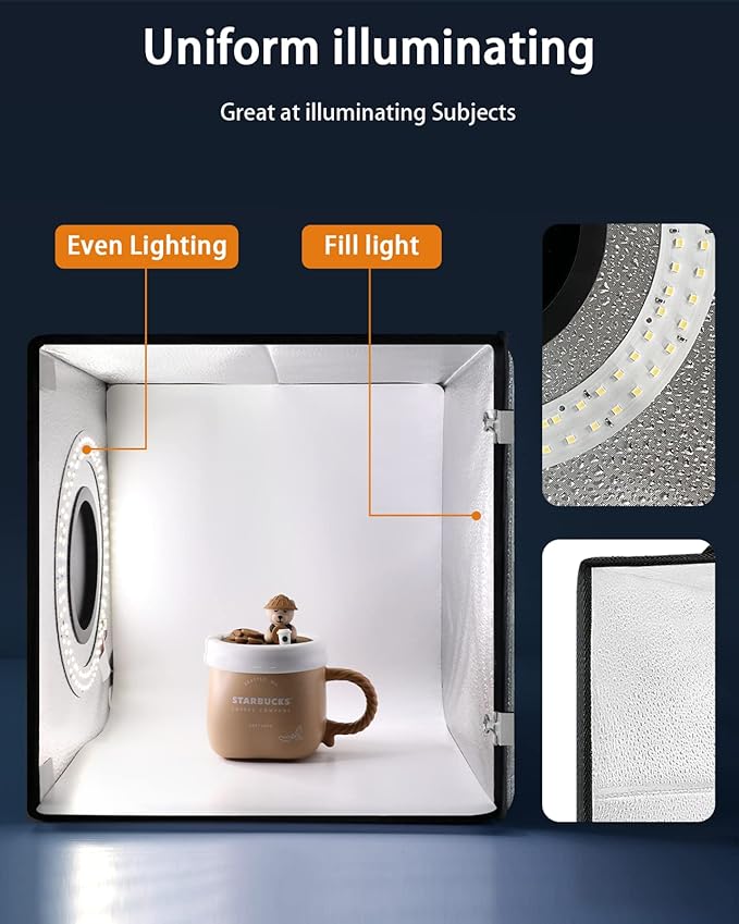 DUCLUS Light Box Photography, Portable Lightbox - Image 3