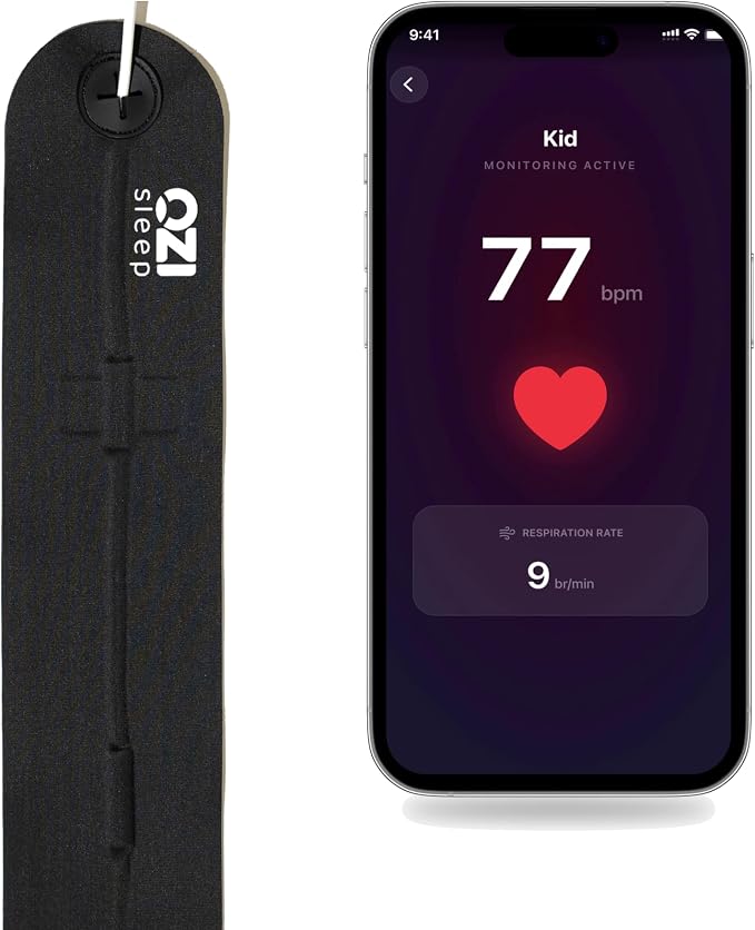 Sleep Tracker, Non-Wearable Contactless Under-Sheet Sleep Monitor, No Monthly by OZISleep