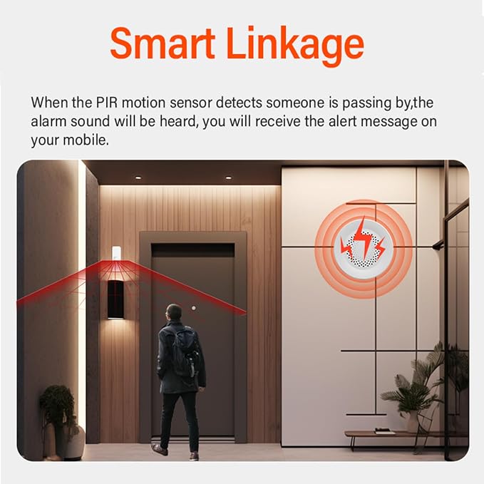 WiFi Smart Siren Alarm: 100db Sounder, App Control, Wireless Burglar Alarm - Image 5
