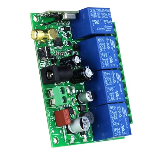 DC 12V 24V 36V 4CH Remote Control Switch 433Mhz 10A Wireless Remote Control - Image 2