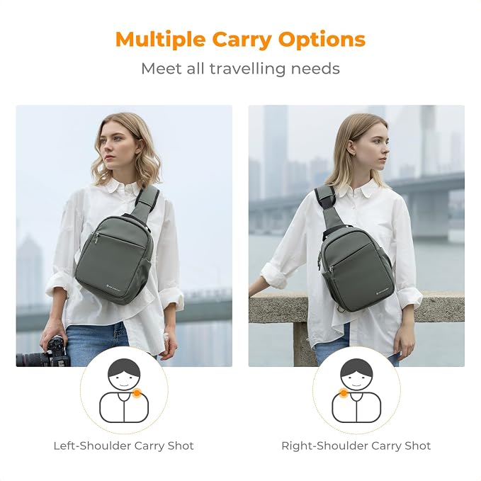 K&F CONCEPT Small Camera Bag for Photographer, Camera Sling Crossbody bag for - Image 6