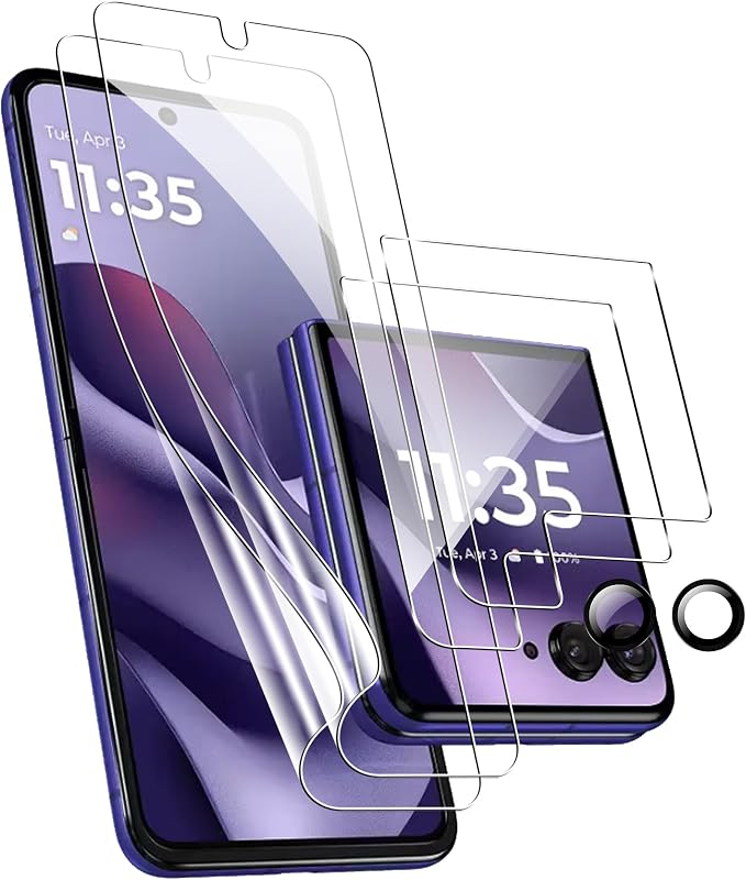 for Motorola Moto Razr Ultra 2025/2026 Screen Protector Self-Healing TPU Film by Suttkue