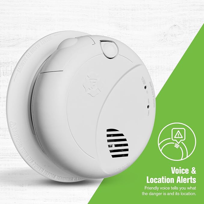 First Alert BRK Interconnect Hardwire Combination Smoke & Carbon Monoxide Alarm - Image 3