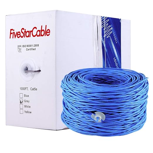 Cat5e 1000 Ft. Ethernet 24AWG 4 Twisted Pair UTP Internet Network Router LAN IP - Image 5