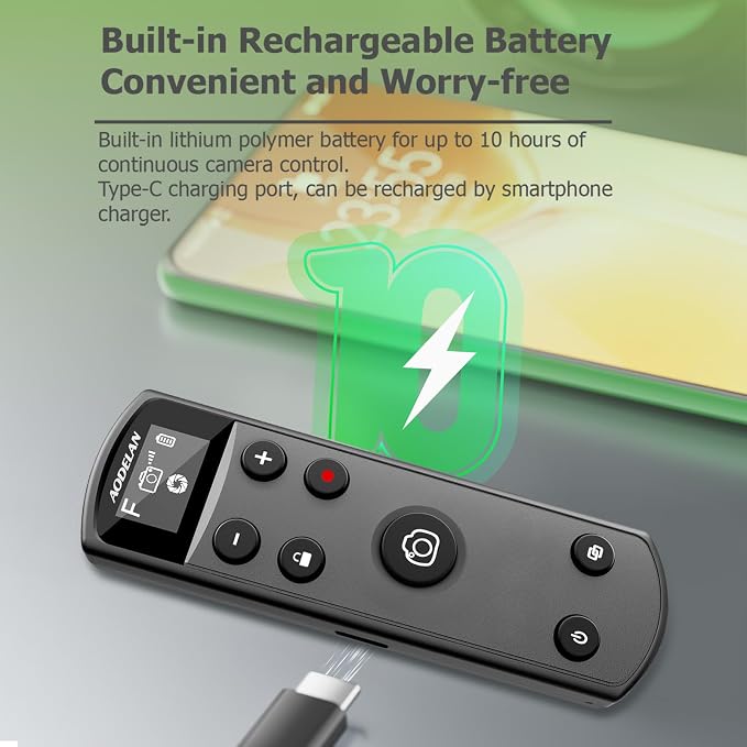 for FUIIFILM Camera Wireless Remote Control, Rechargeable Shutter Release - Image 3