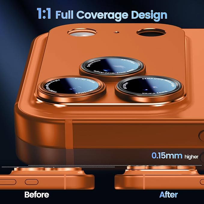 CACOE Camera Lens Protector for iPhone 17 Pro Max - Image 3