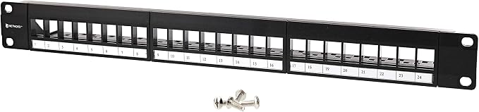 Networx 1U 24-Port Keystone Patch Panel - Image 3