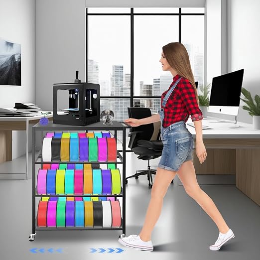 3D Printer Stand with Filament Storage Rack - Image 7