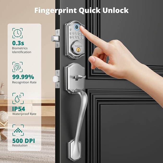 AkaGear DS10 Keyless Entry Door Lock - Image 2