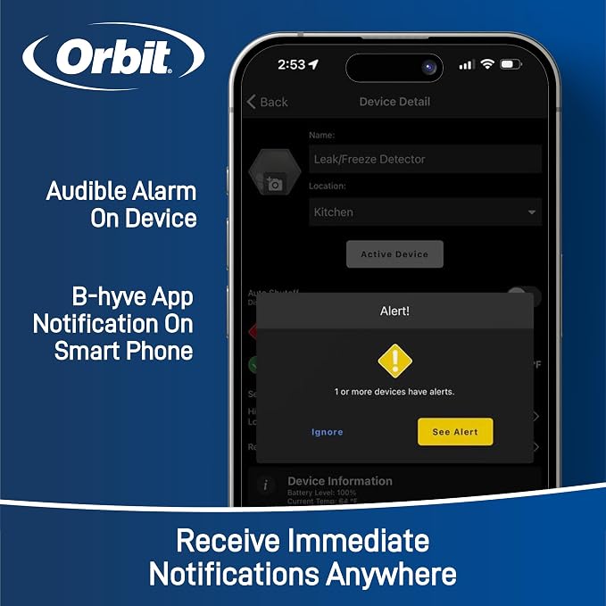 Orbit 71005 B-hyve Smart Flood Sensor - Image 5