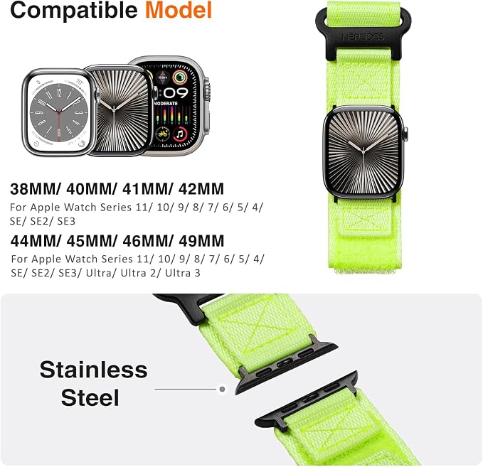 Nereides Compatible with Apple Watch Series 11 Band Series - Image 5
