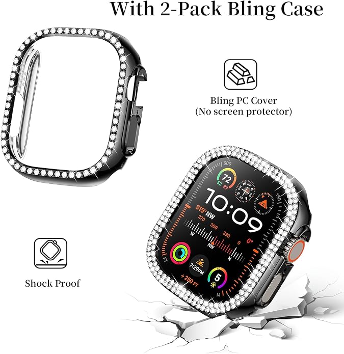Mosonio Compatible with Apple Watch Band 38mm 40mm 41mm 42mm 44mm 45mm 46mm - Image 4