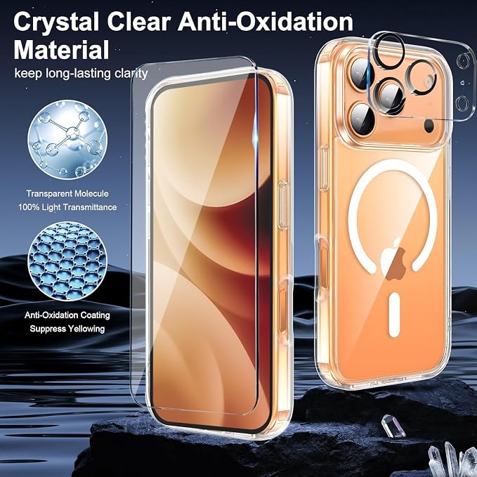 for iPhone 17 Pro Case Clear, Magnetic iPhone 17Pro Case - Image 4