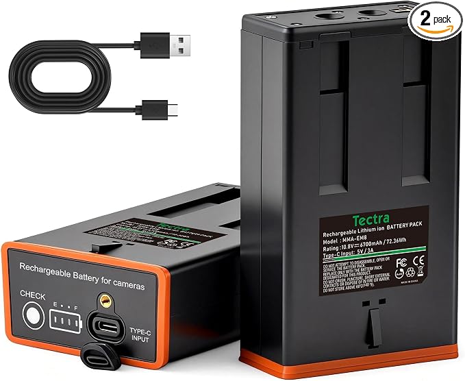 Tectra 2-Pack Rechargeable Battery by Unknown