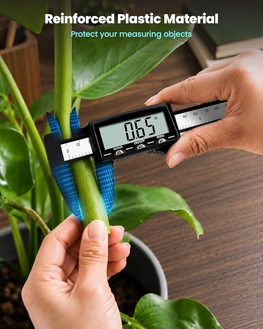 HARDELL Digital Caliper, Rechargeable Plastic Caliper - Image 4