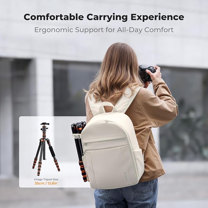 K&F CONCEPT Camera Bag Backpack, Professional DSLR/SLR/Mirrorless Camera - Image 6