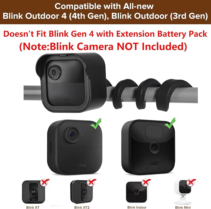 2Pack Flexible Twist Mount for All-New Blink Outdoor 4 & Blink Outdoor - Image 2