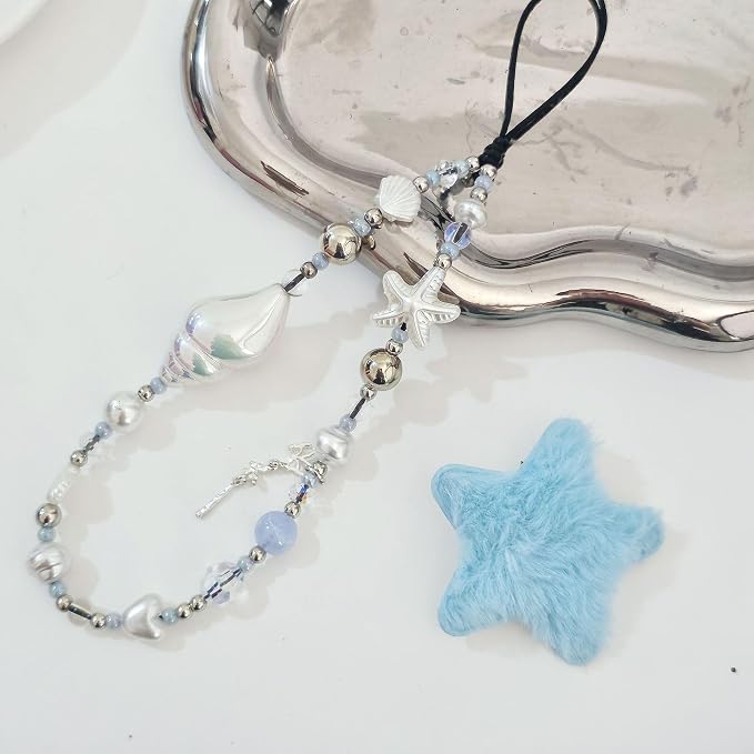 Cute Beaded Camera Wrist Strap for Phone, Digital Camera Charm Lanyard - Image 4