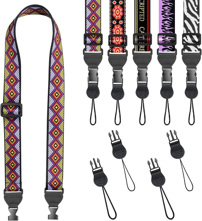 FIEIL Geometric Rhombus Shoulder Strap, Adjustable Camera Strap by FIEIL