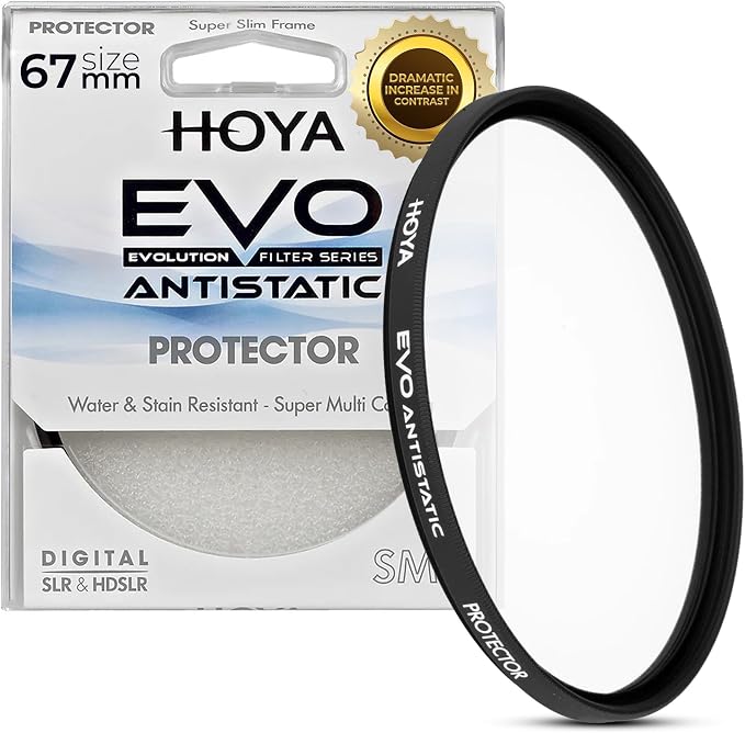 Hoya EVO Antistatic 67mm Filter — Premium Optical Glass w/ 16-Layer SMC Lens by HOYA