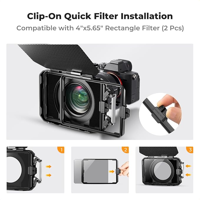 K&F CONCEPT Matte Box, DSLR Camera Matte Box - Image 7