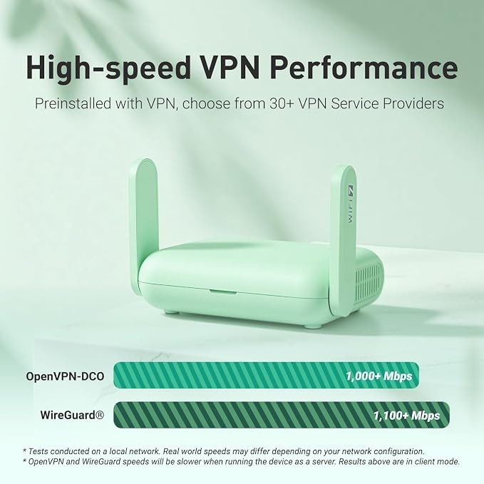 GL.iNet GL-MT3600BE Portable Travel Router, Pocket Wi-Fi 7 Wireless 2.5G Router - Image 5