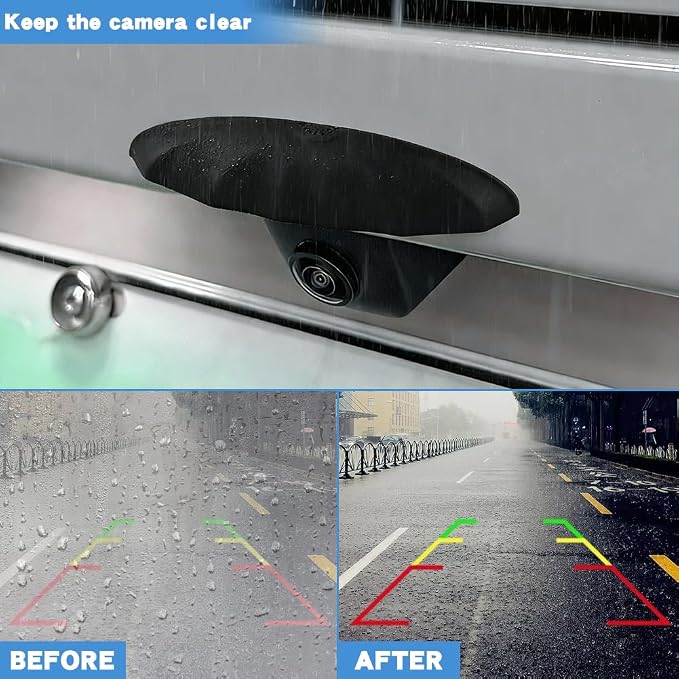 2Pcs Rear View Backup Camera Cover, Universal Car reversing Camera Rain Cover - Image 6