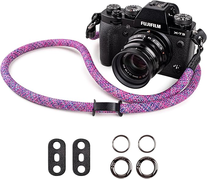 VOVMOEYA Nylon Braided Camera Rope Strap, Camera Neck Shoulder Strap by VOVMOEYA