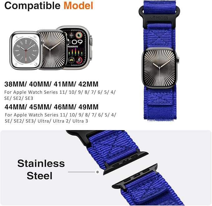 Nereides Compatible with Apple Watch Series 11 Band Series - Image 4
