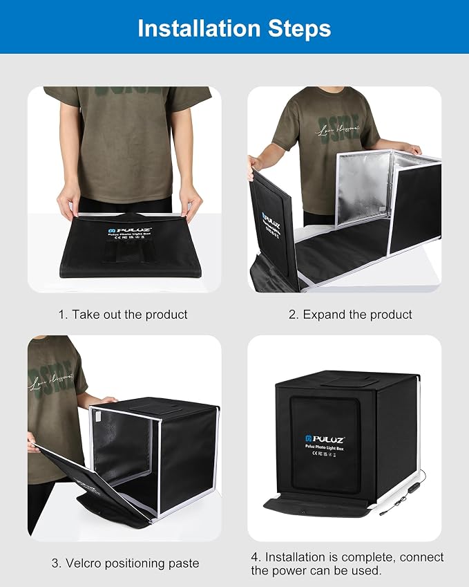 PULUZ Portable Light Box, Upgraded Lightbox - Image 7
